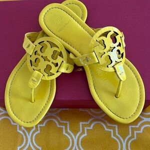 Tory Burch Yellow Sandals